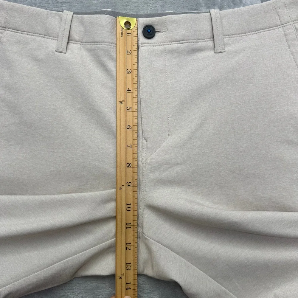Tommy Bahama Pants Mens 35x32 Beige On Par Flat Front Chino Golf Casual Trouser - Picture 5 of 12